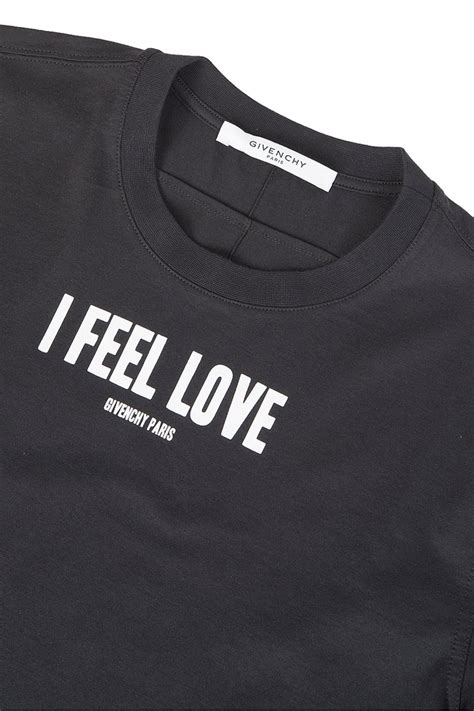 i feel love givenchy t shirt|Givenchy 'I Feel Love' Cotton Tee .